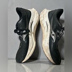 Saucony Black and White Athletic Shoes